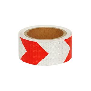 เทปสะท้อนแสง 5ซมx10ม WH-RED ลายลูกษร (1112568)