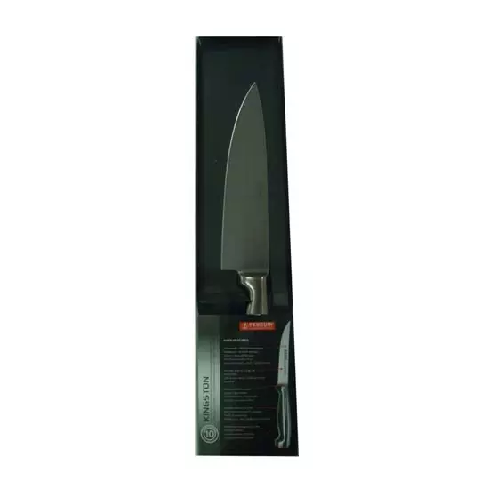 มีดเนื้อ8"PENGUIN KINGSTONด้ามสแตนเลส (282490)-1