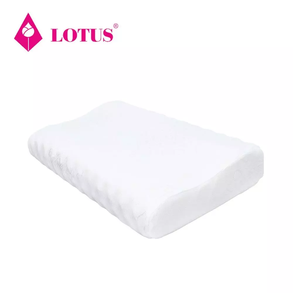 หมอนสุขภาพ ยางพารา NECK MASSAGE LOTUS-1