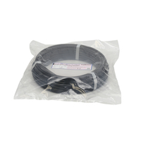 HAKKO E-SJ-BK สายเรซิ่นฟลูออรีน (ETFE) - แบบสีฟ้าใสมองทะลุได้ Flexible Fluorine (ETFE) Resin Tubing Black E-SJ-8×12-BK 20m: 8mm×12mm 20m