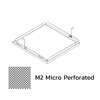 Galvanized Steel Ceiling Vector Metalworks White 600x600 mm M2 Micro Perforated
