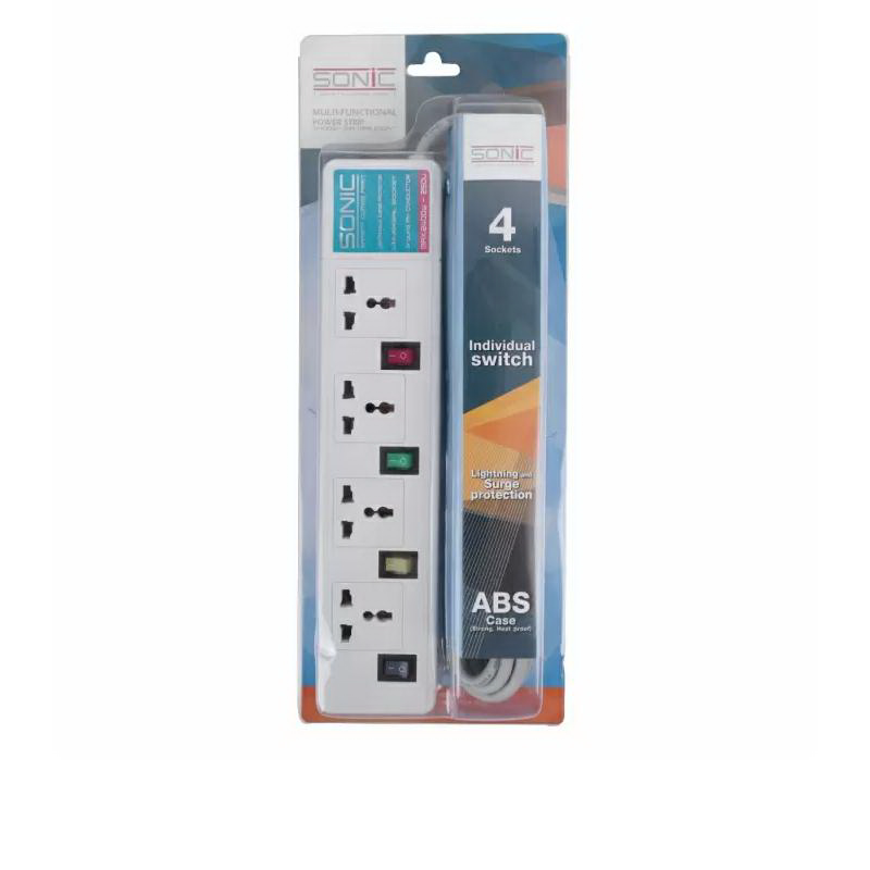 รางปลั๊ก 4 ช่อง x 5 เมตร 10A รุ่น XD45-1