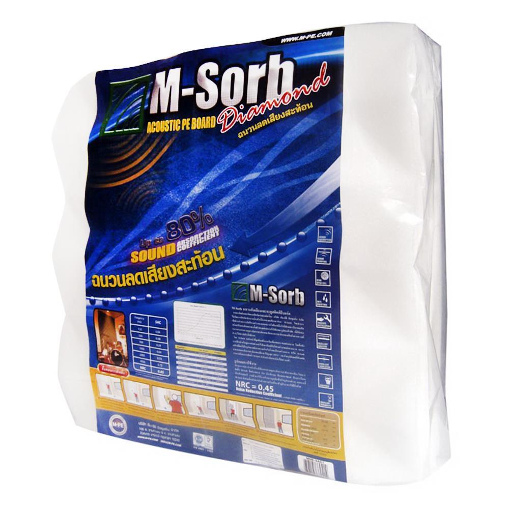 MPE 0.60X0.60M M-SORB PE INSULATION WH (1005035)-1