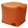 Square Bean Bag Stool ZIDDI Size M Orange