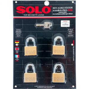 กุญแจคีย์อะไลท์ SOLO 4507 SQ 45 มม. 4 ตัว/ชุด (282312)