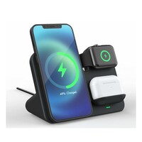 MagSafe 3 in 1 Charger stand for Phone + Apple Watch + Earbuds(T24 -- New)