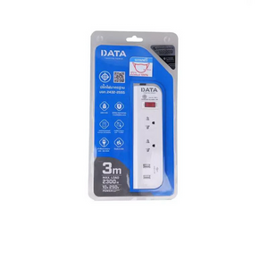 รางปลั๊ก 2x3 เมตร 1 สวิตช์ 2 USB-1