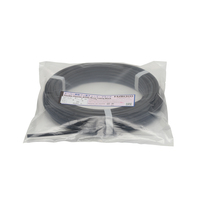 HAKKO E-SJ-BK สายเรซิ่นฟลูออรีน (ETFE) - แบบสีฟ้าใสมองทะลุได้ Flexible Fluorine (ETFE) Resin Tubing Black E-SJ-6×8-BK 20m: 6mm×8mm 20m