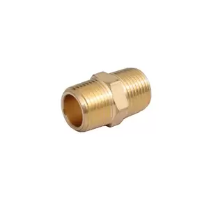 ข้อต่อตรงเกลียวนอก-นอก HI-TOP มม. 3-3 หุน (3/8 นิ้ว) สีทอง (1157349)-1