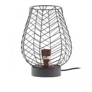 โคมไฟตั้งโต๊ะ LED 1 หลอด เหล็ก รุ่น L166004 สีดำ HEAP-1