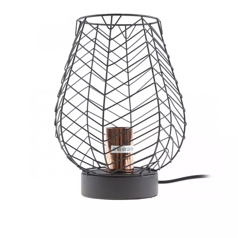 โคมไฟตั้งโต๊ะ LED 1 หลอด เหล็ก รุ่น L166004 สีดำ HEAP-1
