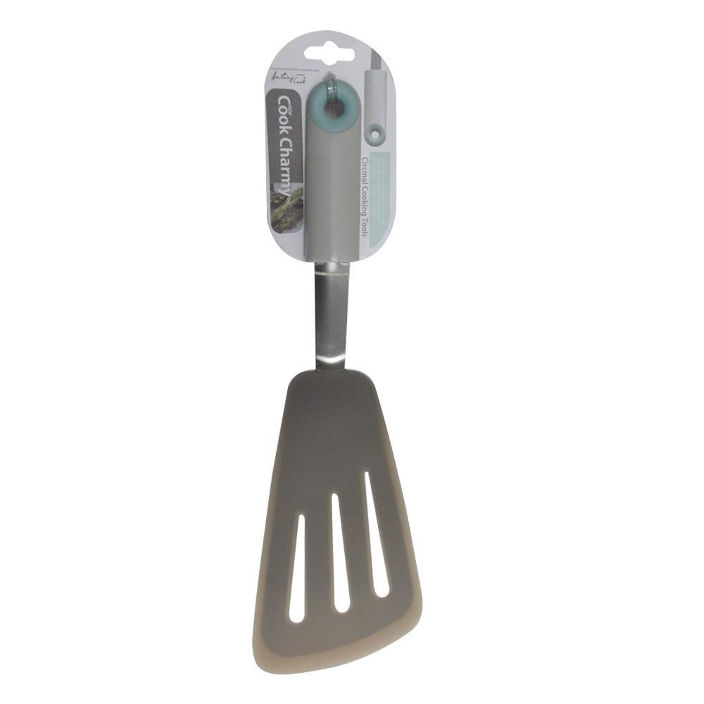 ตะหลิวมีร่องเหลี่ยม COOK CHARMY LB7806CC สีเทา (1089556)-1