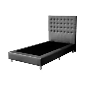 ฐาน+หัวเตียง BERLIN 3.5FT D-GRAY HLS (1173440)-1