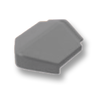 TPI Concrete Tile LUXURIA Cloud Grey Angle Hip End