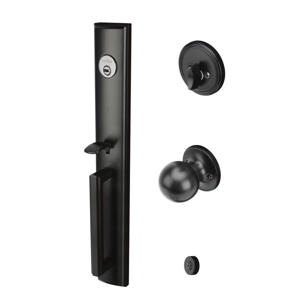 GRIP HANDLE SET HAFELE 489.94.647 BLACK (1157064)-1