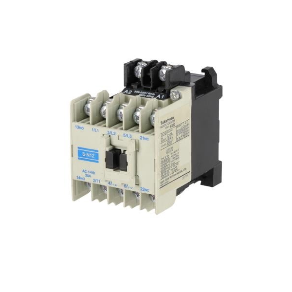 แมกเนติก คอนแทคเตอร์ รุ่น S-N12 กำลัง 220 โวลต์ สีครีม-1