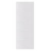 ประตูภายนอก UPVC AZLE MD6 70X200 ซม. สีขาว ไม่เจาะ (1087927)
