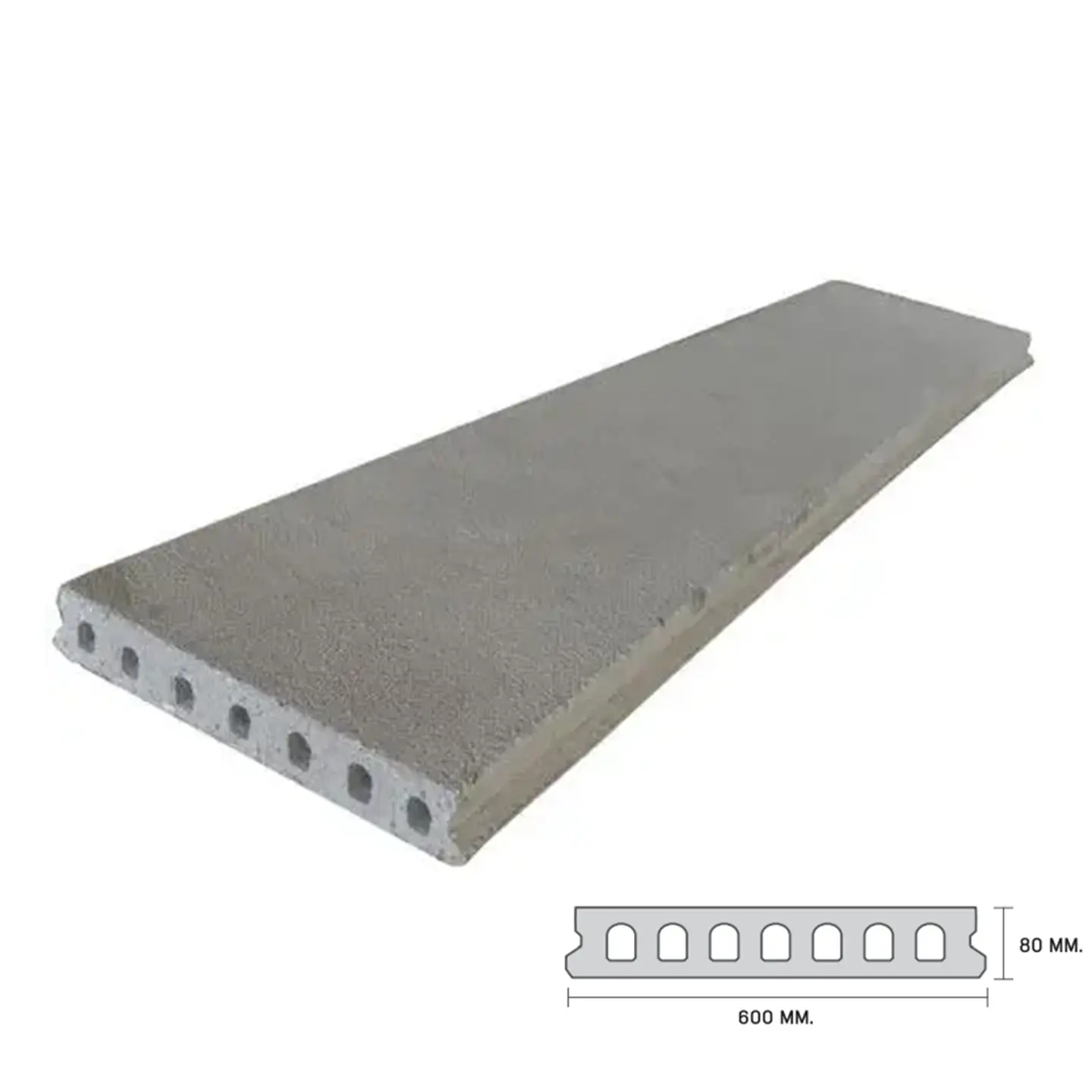 Hollow Core 8x60 cm PC Wire 4 Size: 4 mm-1