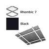 Galvanized Steel Ceiling Q-L Mesh Metalworks Black Rhombic 7