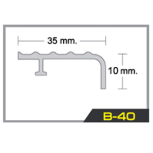 Brass strair nose model B-40 
