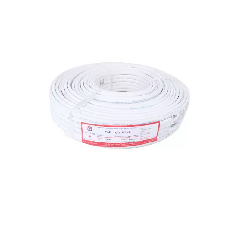 สายไฟ VAF 2x10x100 ม. สีขาว-1