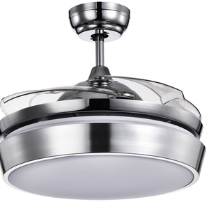 พัดลมโคมไฟ LED CARINI CFA424211CR 42 นิ้ว สีขาว/โครเมียม (1127414)