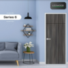 Melamine Door MDF iDoor S6 Cinereo Oak 3.5x80x200 cm Pattern 03