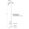 เสา CCTV กัลวาไนซ์ 5.6 ม.