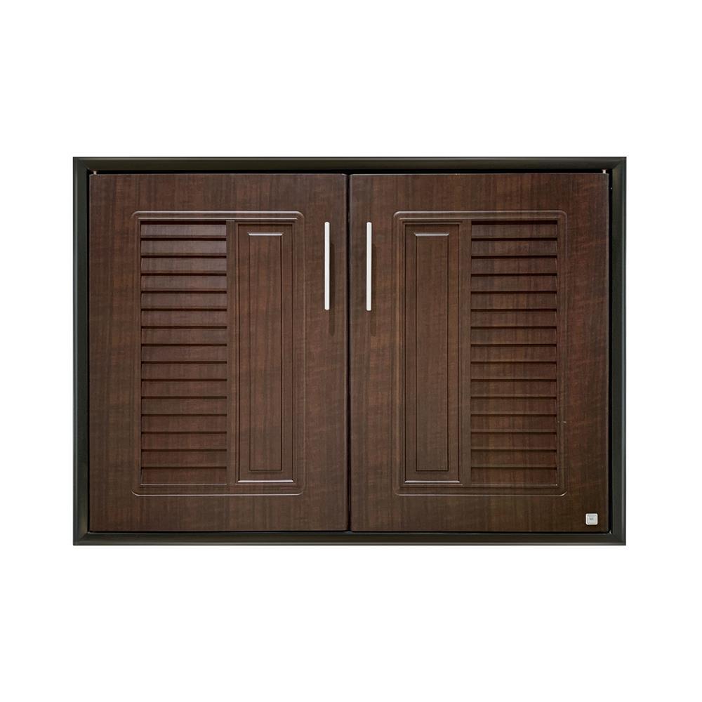 Double ABS cabinet KING PLAT-Nova 90x67.8cm. WH (262298)-1
