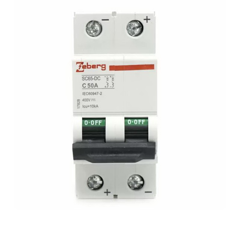 เซอร์กิตเบรกเกอร์ยุโรป 2P 50A รุ่น DC12V-1