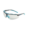 แว่นตานิรภัยทรงสปอร์ต ตรา WorkSafe รุ่น Glinder สีเทาฟ้า เลนใส HC/AF