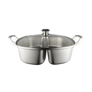 หม้อชาบูเหลี่ยม 32cm 2ช่อง SHABU KECH IH (1194561)-1
