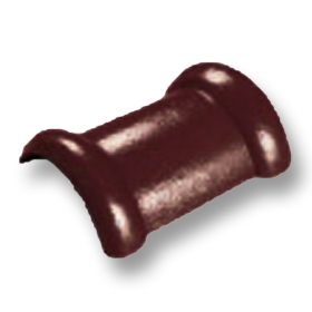 ครอบสันโค้ง 2 ทาง กระเบื้อง CT ตราเพชร Gran Onda น้ำตาลอรุณรุ่ง 212MR002301-