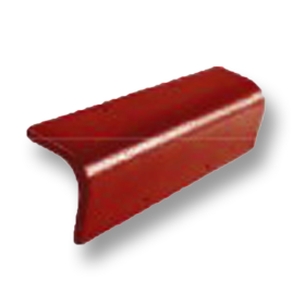 ครอบข้าง กระเบื้อง CT ตราเพชร Gran Onda แดงชบา 212RK001101-