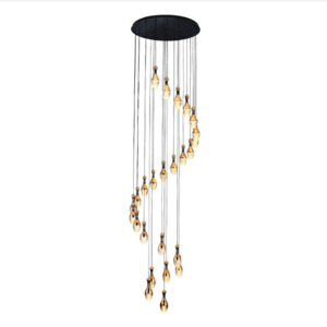 MAXLIGHT Ceiling lamp DY0041/25 Black gold G9 25 bulbs 3W-1