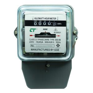มิเตอร์ไฟ 15/45A EM3-86 1 เฟส 2 สาย CT ELECTRIC (1200796)-1