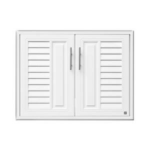 PLAT. Nova double cabinet, 90x67.8CM GY (1160027)-1