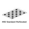 Clip In Galvanized Steel Ceiling Metalworks R-Clip F 0.5 mm White M10 Standard Perforated