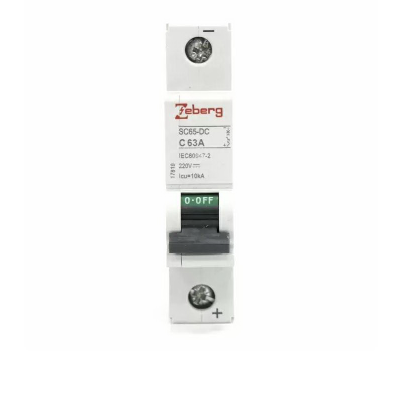เซอร์กิตเบรกเกอร์ยุโรป 1P 63A รุ่น DC12V-1