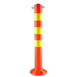 (1 แถม 1) เสาจราจรมีตะขอ แถบเหลือง RIGHT 75CM OR (1071968)