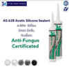 1st AS628 Acetic Silicone Silicone Selant (280ml) Black