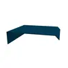 Gable Trim-Curve Metal Sheet Imported Girth 304 Ocean Blue 0.35 mm Length 2.1 m