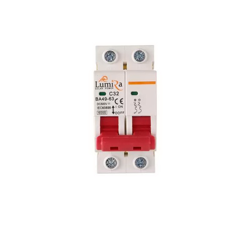 เบรกเกอร์ 500V 32A รุ่น MCB-C32-DC-1