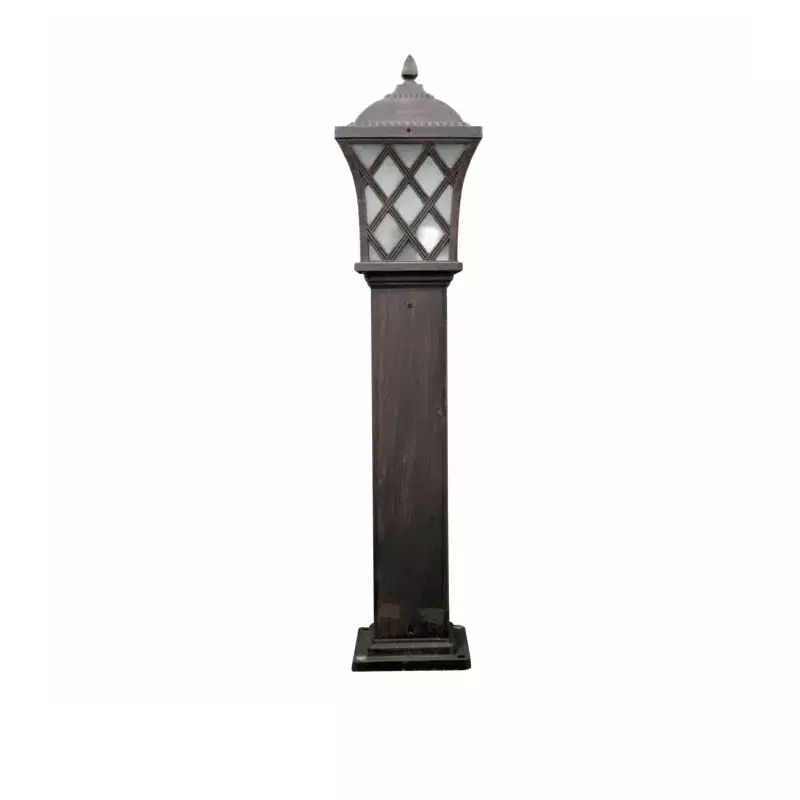 โคมไฟสนาม 1 เมตร 1 หลอด รุ่น YG-8187S2-ST สีสนิมแดง FINEXT-1