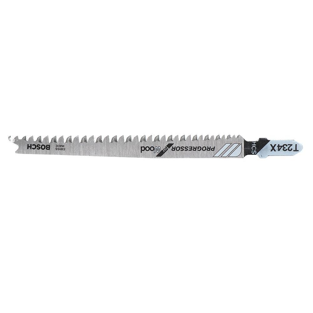 ใบเลื่อยจิ๊กซอ BOSCH T234X แพ็ก 5 ชิ้น (1070816)-1