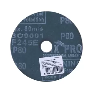 Size 4" #80 Mix Brand Fiber Disc (1136557)-1