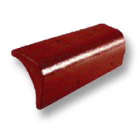 ครอบข้างปิดชาย กระเบื้อง CT ตราเพชร Gran Onda แดงประกายตะวัน 212EK002109-