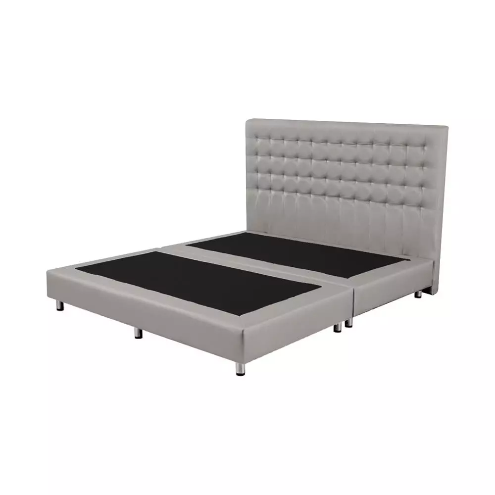 ฐาน+หัวเตียง BERLIN 5FT L-GRAY HLS (1173478)-1