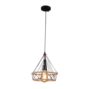 MAXLIGHT Ceiling lamp FD-7207M/1 E27 1 bulb 40W Black -1