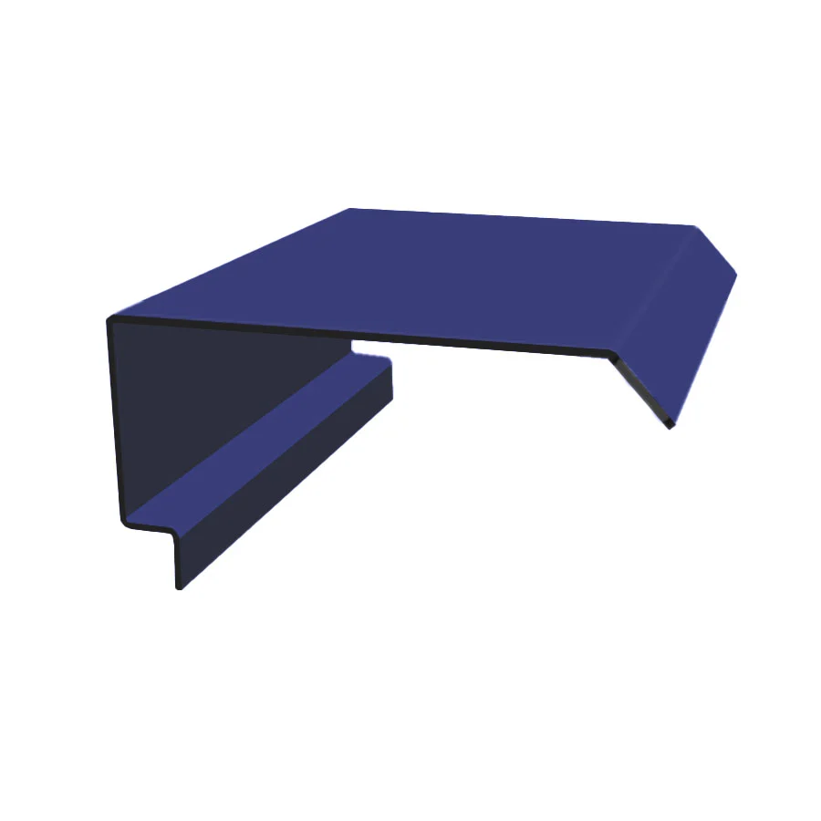 ครอบข้าง 5 หยักเมทัลชีท Girth 610 มม. บลูสโคปแซคส์คูล เคลือบสีอัลไมตี้ ไวโอเล็ท PZACS AZ70 หนา 0.47 มม. ยาว 3.1 เมตร-1